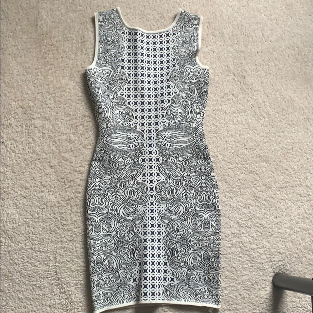 BCBG Maxariza knit bodycon mini dress